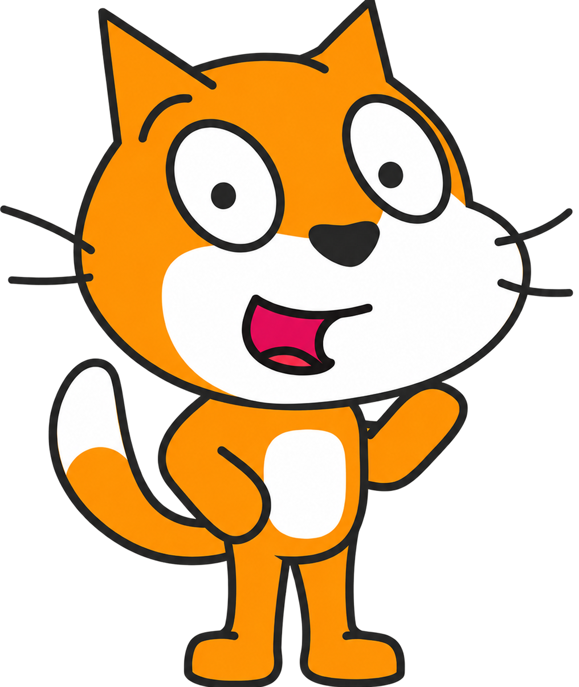 Pisica Scratch — mascota cursului